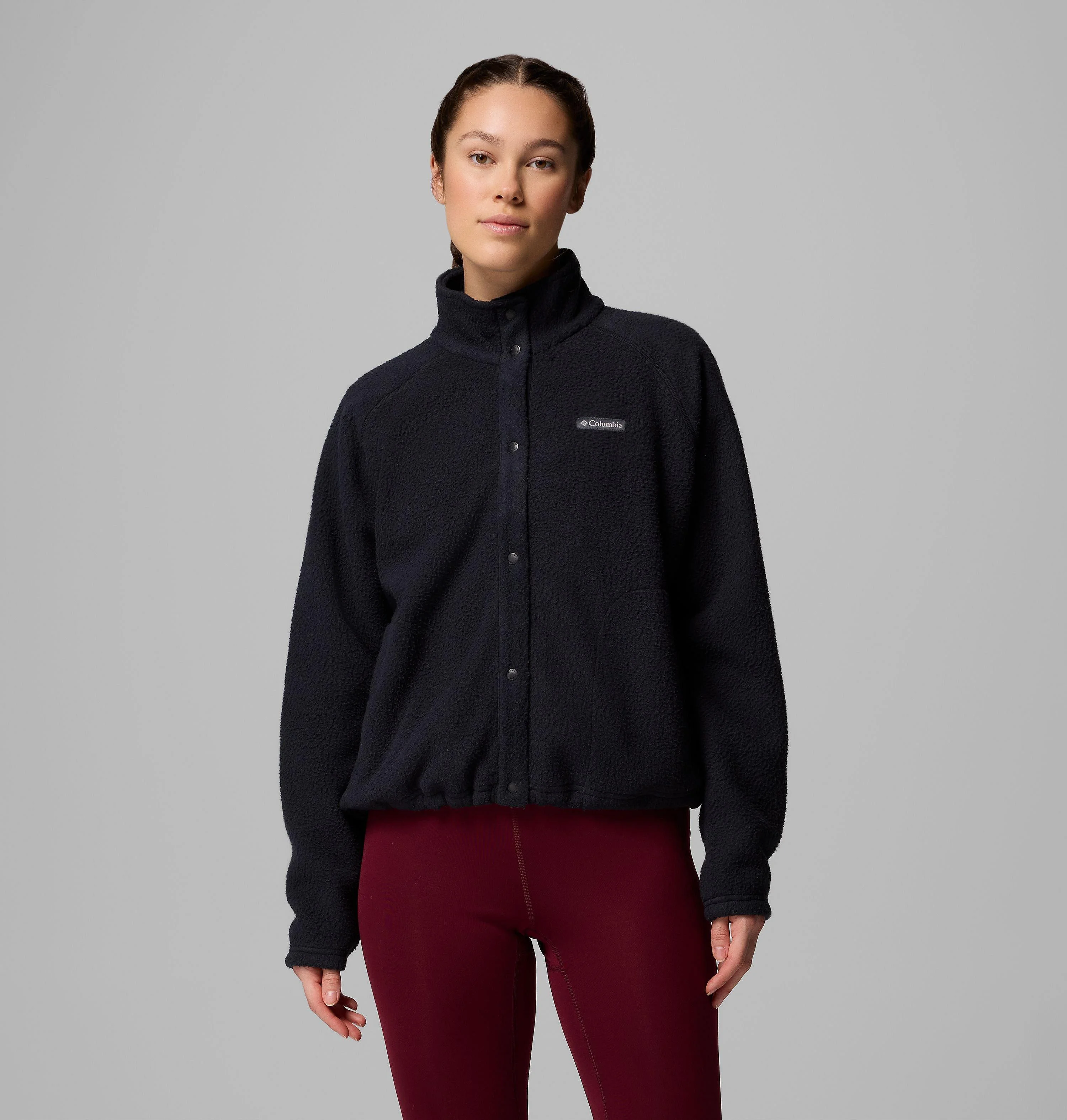 Women's Jasper Ridge Pebbled Fleece Full Snap - 1