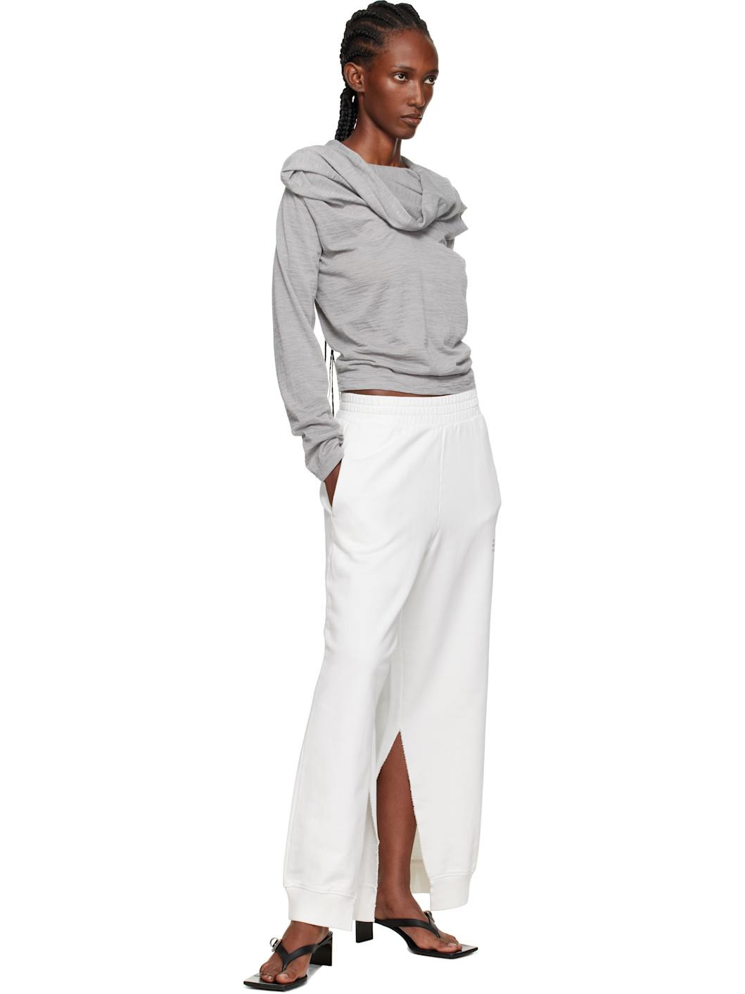 Off-White Cotton Sweatpants - 4