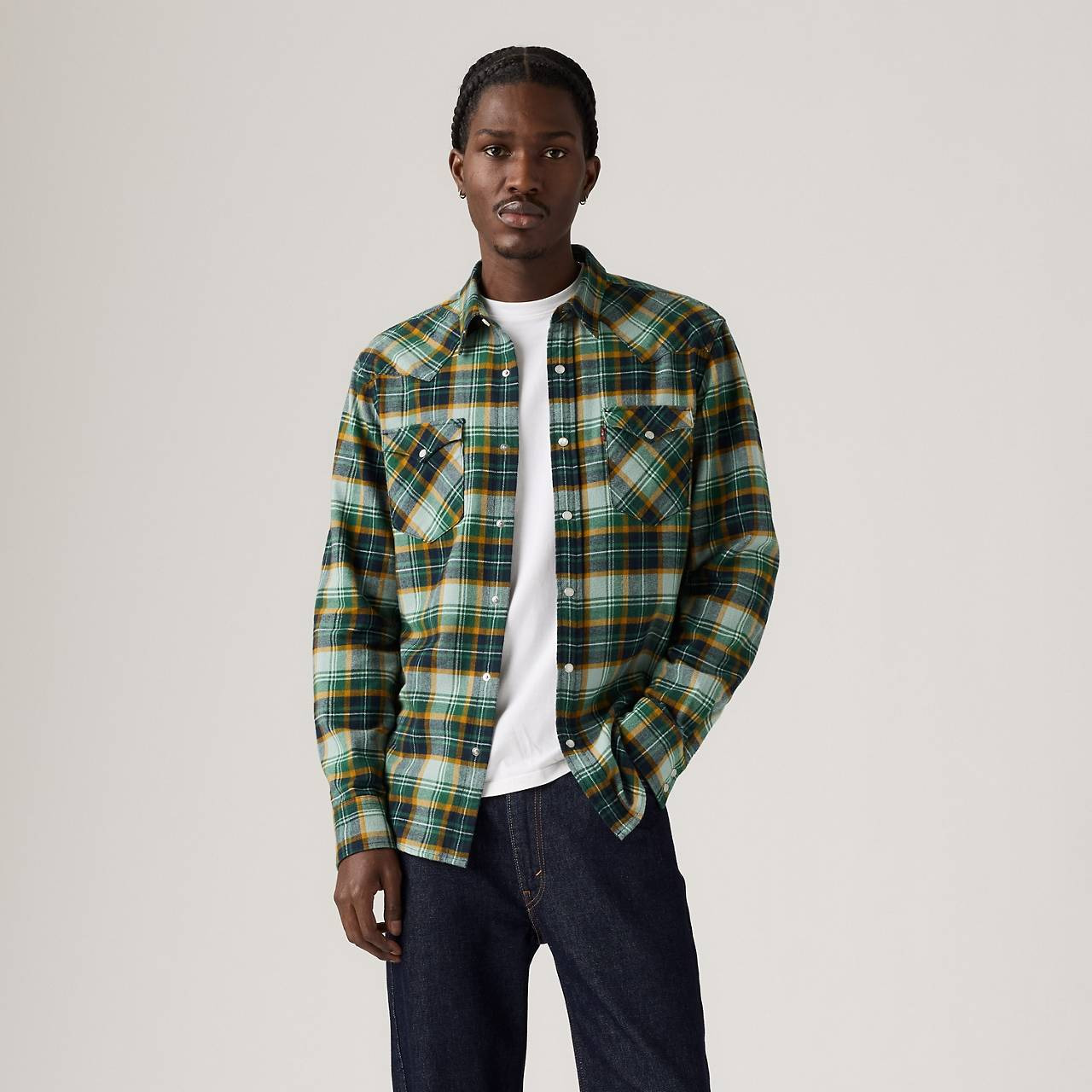 CLASSIC STANDARD FIT WESTERN SHIRT - 2