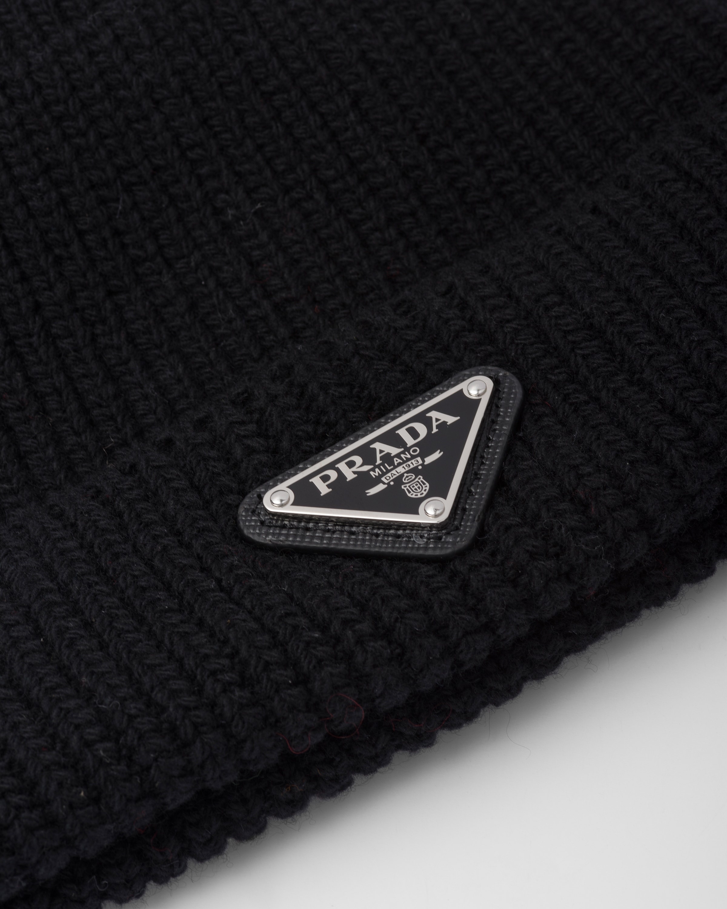 Prada Wool and cashmere beanie | prada | REVERSIBLE