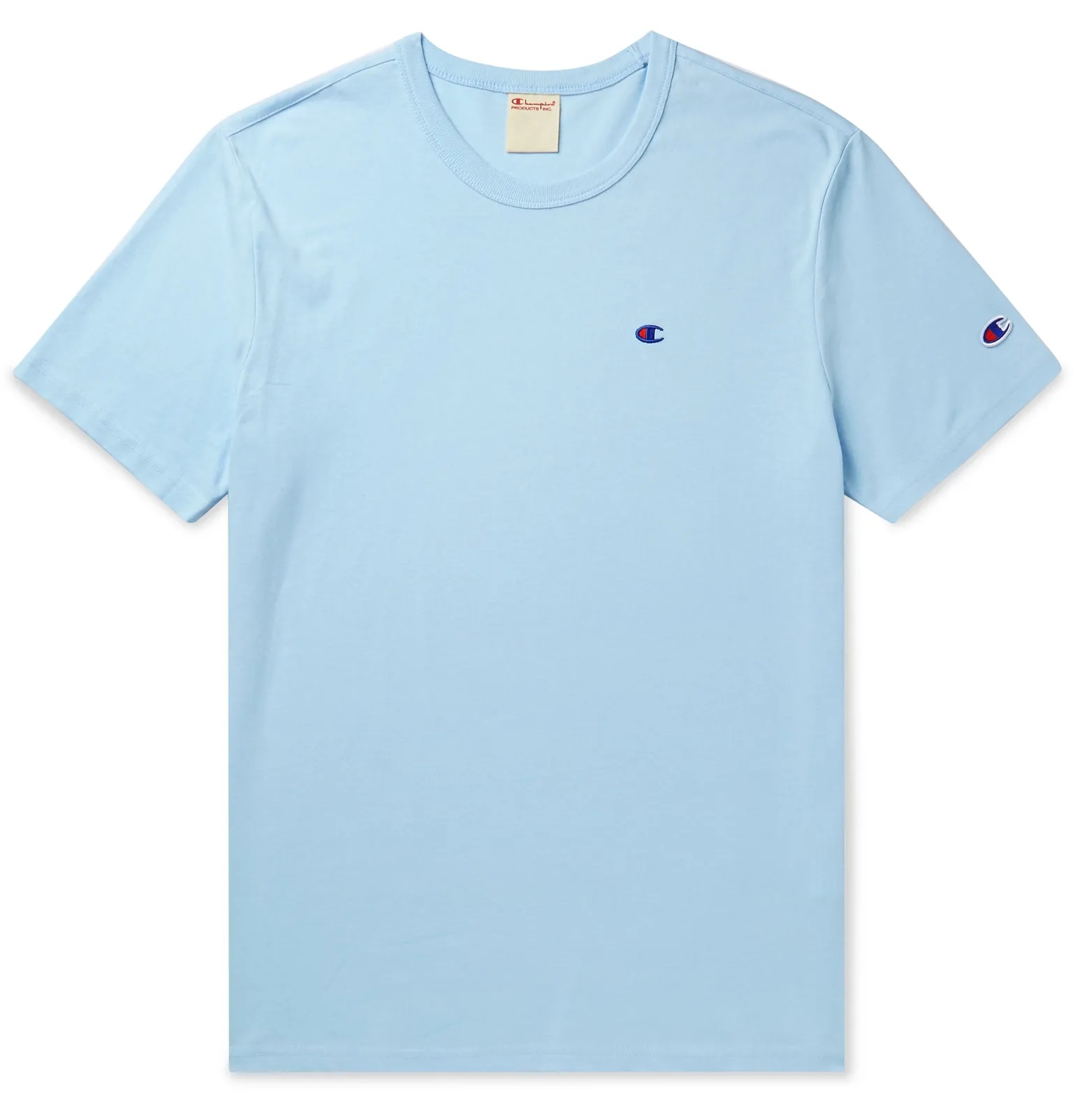 Logo-Embroidered Mélange Cotton-Blend Jersey T-Shirt - 36