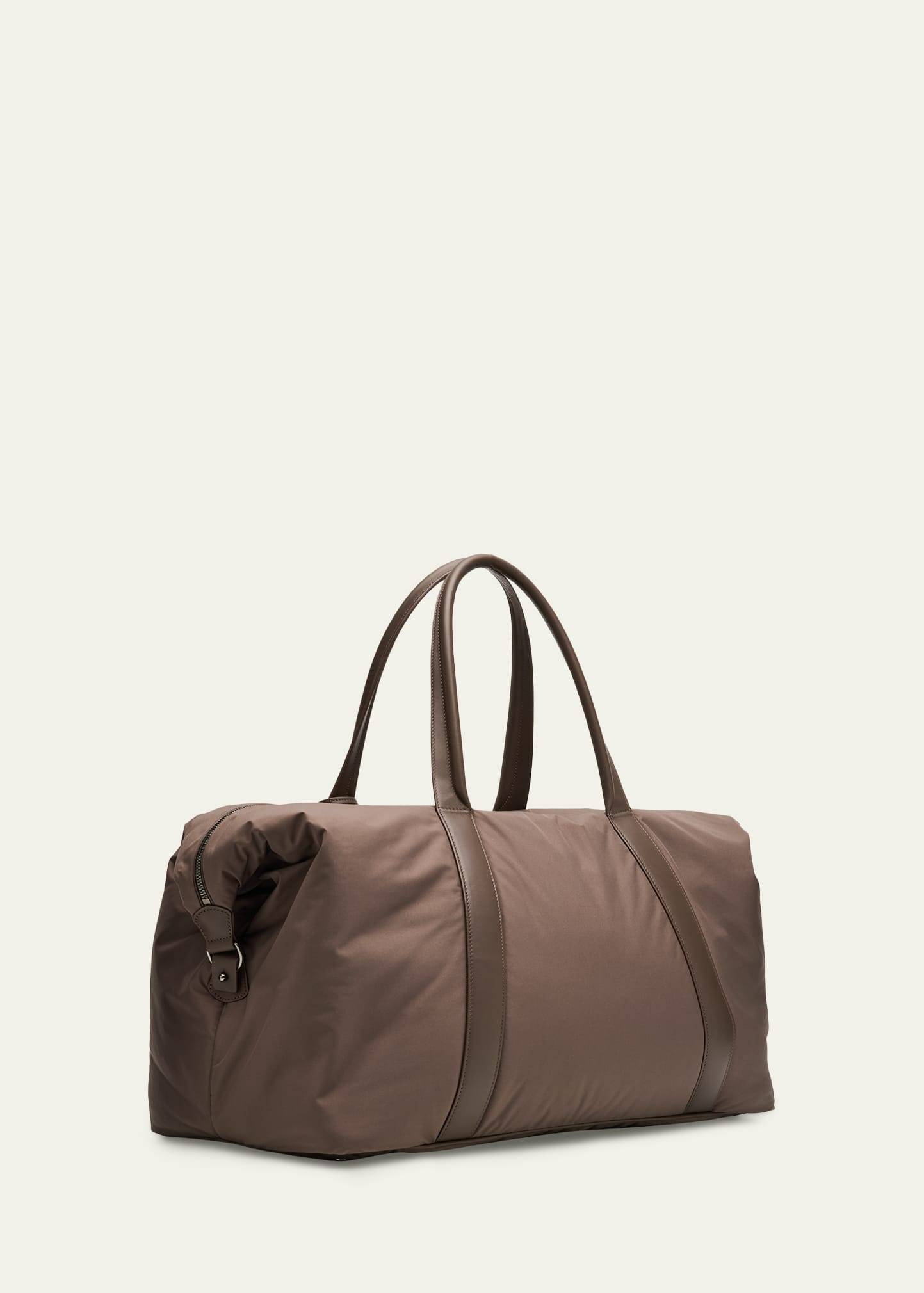 Men's Wind Nylon Leather-Trim Duffel Bag with Pouches - 3