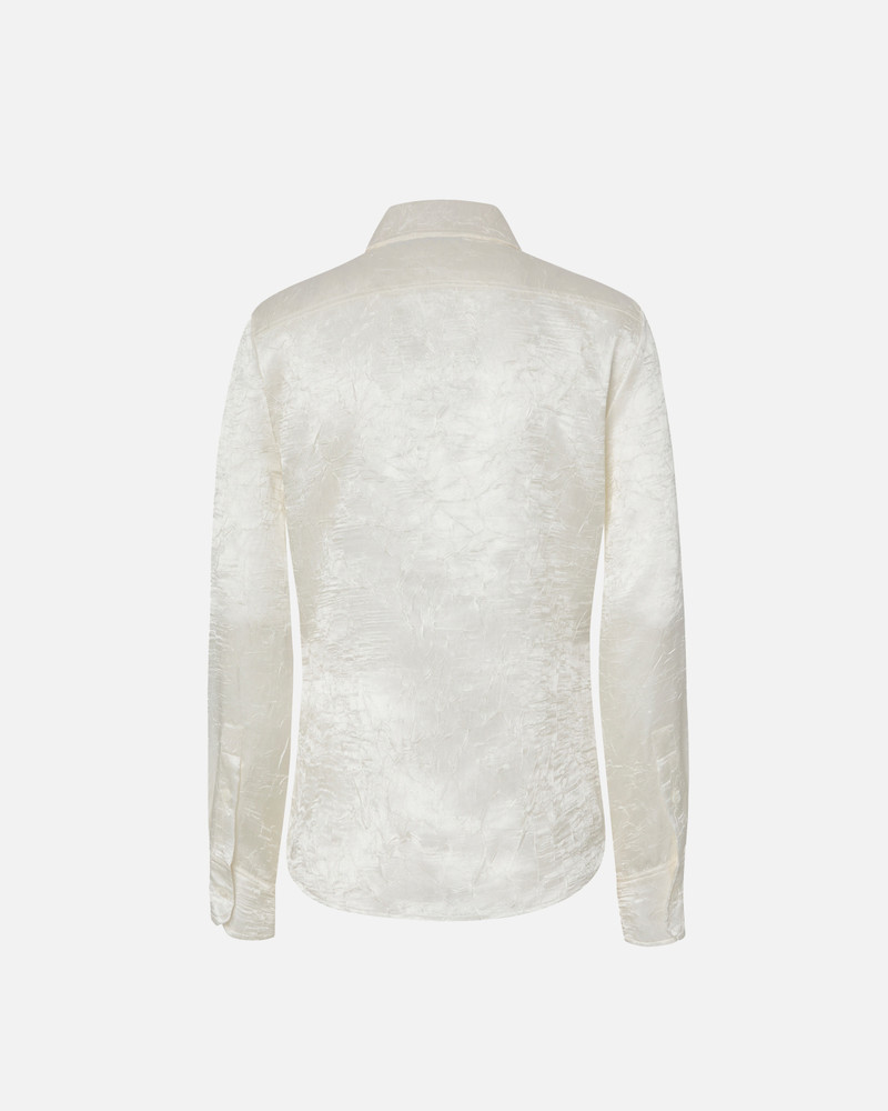 CRINKLED SATIN SHIRT 6