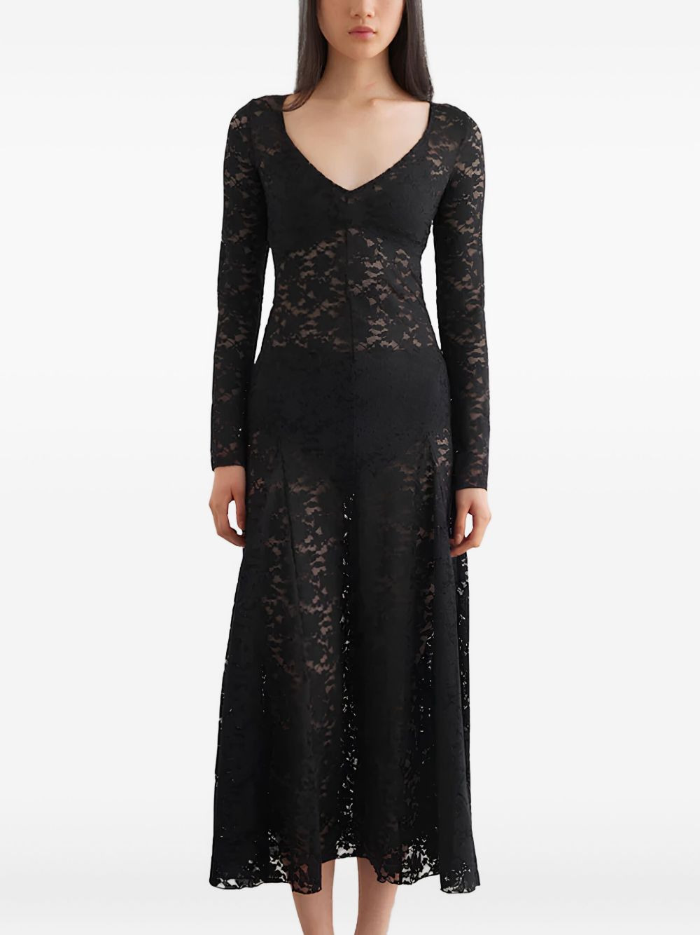 Tess lace midi dress - 2