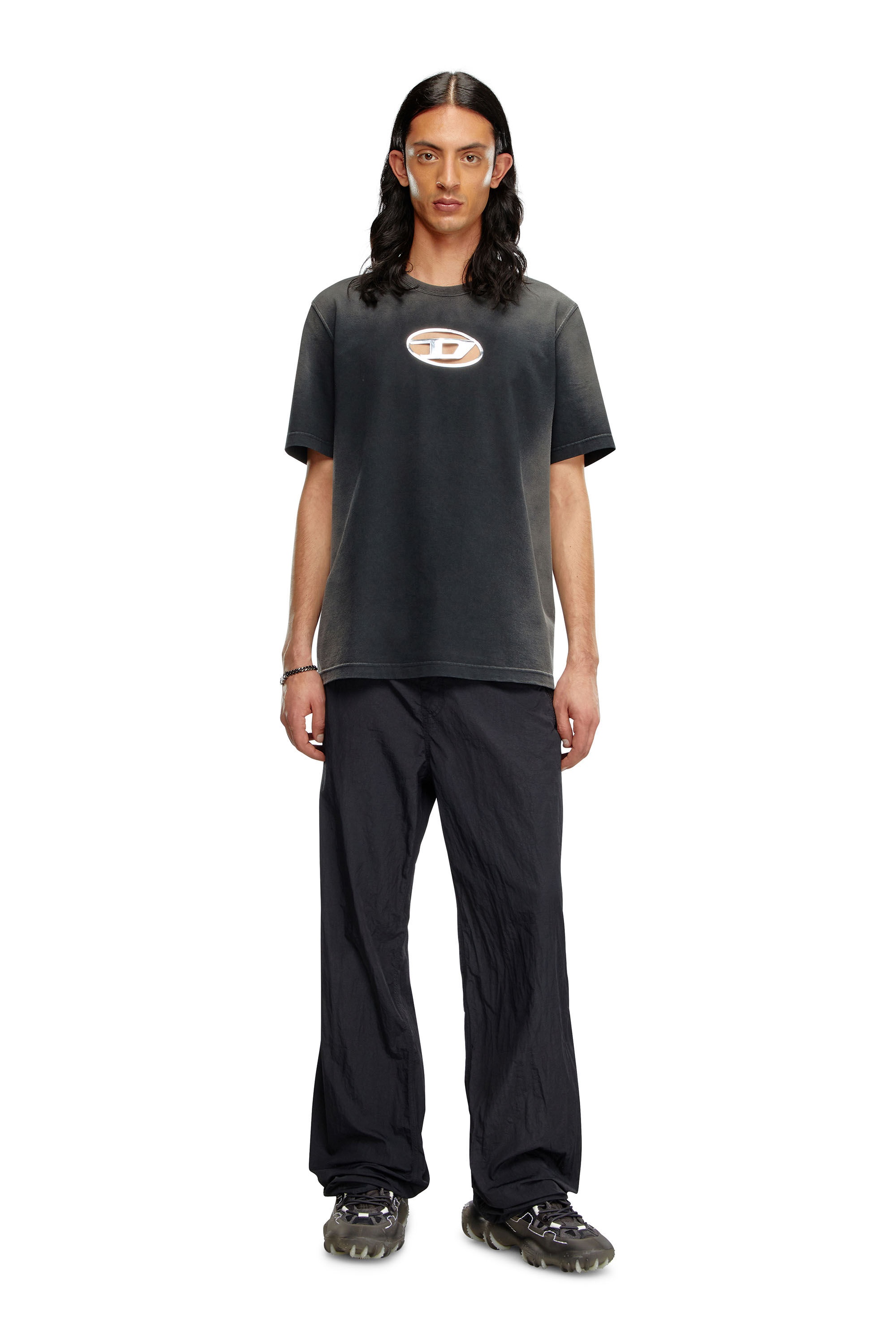【DIESEL】T-Adjust-Q8 Brown T-Adjust-Q8 T-Shirt by Diesel on Sale