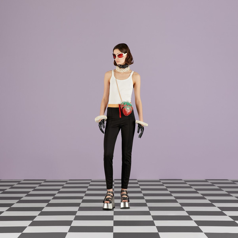 Cotton tank top with Cosmogonie label 2