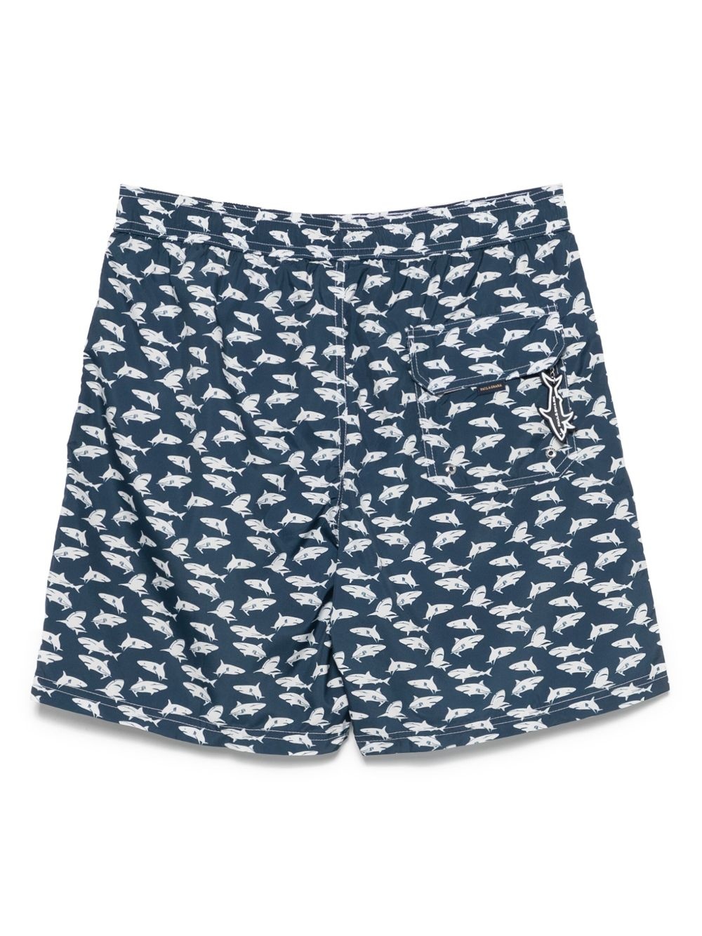 shark-motif swim shorts - 2
