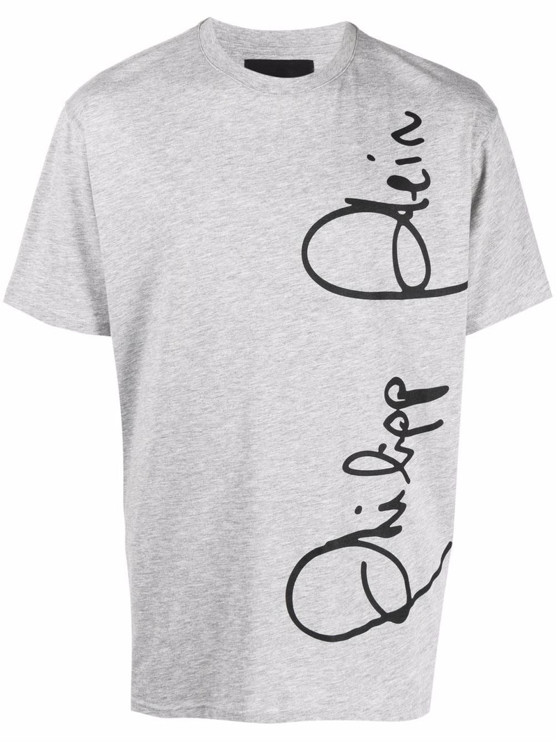 logo-print short-sleeved T-shirt 1