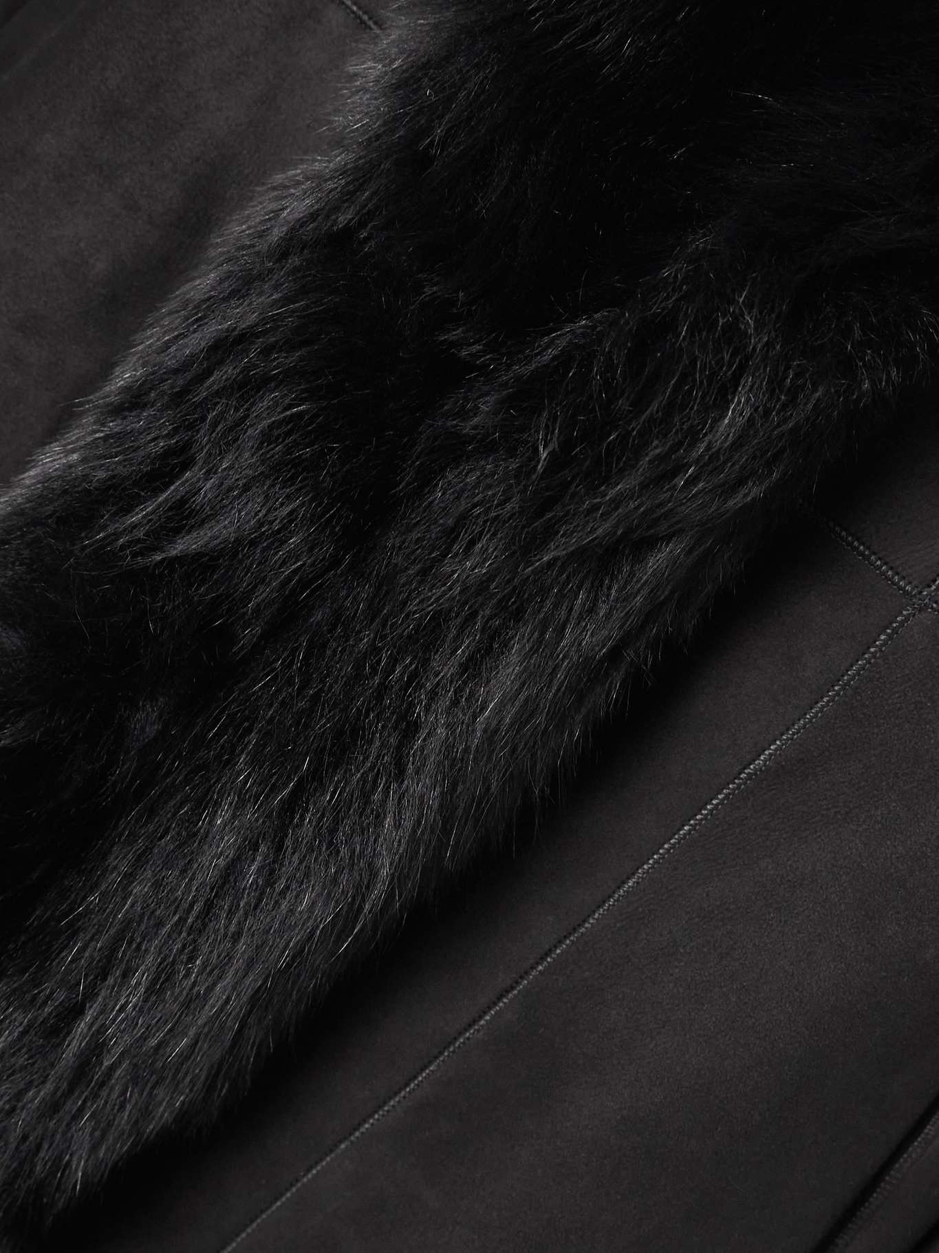 Marlene shearling coat Black - 4