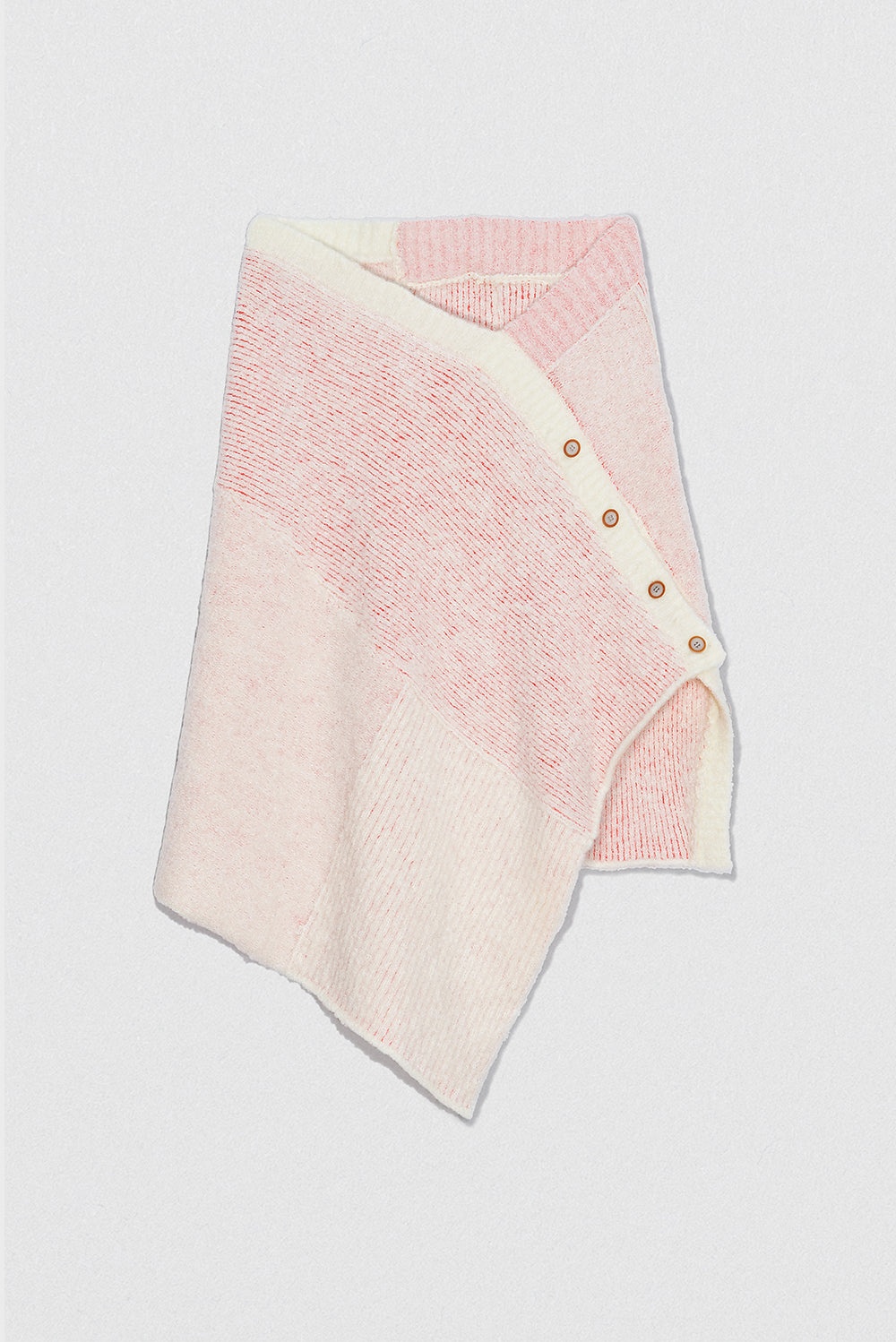 REX PANELLED SKIRT PARCHMENT BOUCLE - 1