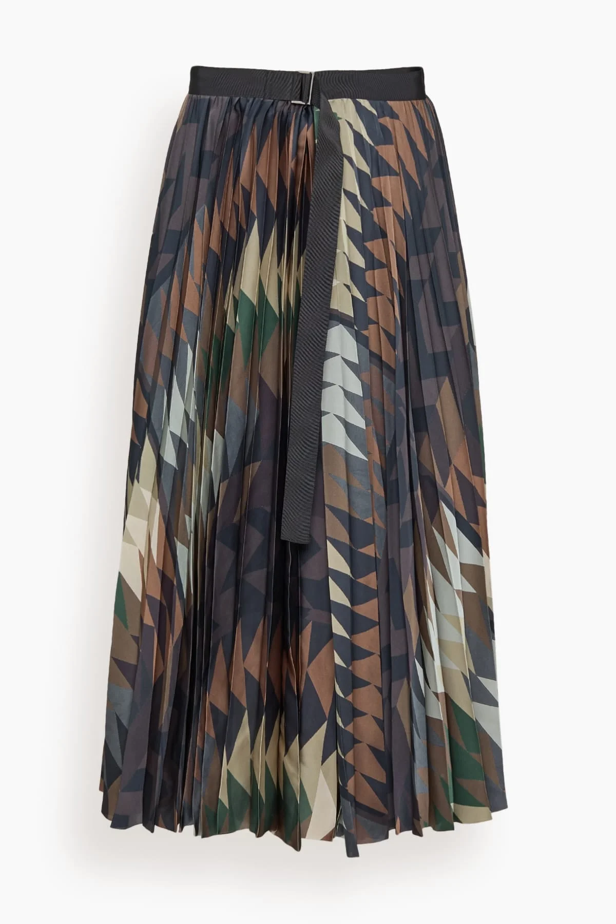Sacai x A.P.C. Quilts Skirt in Brown Multi - 1