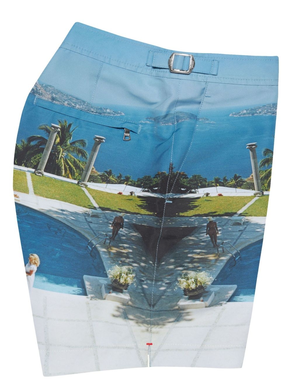 Bulldog Photographic-print swim shorts - 2