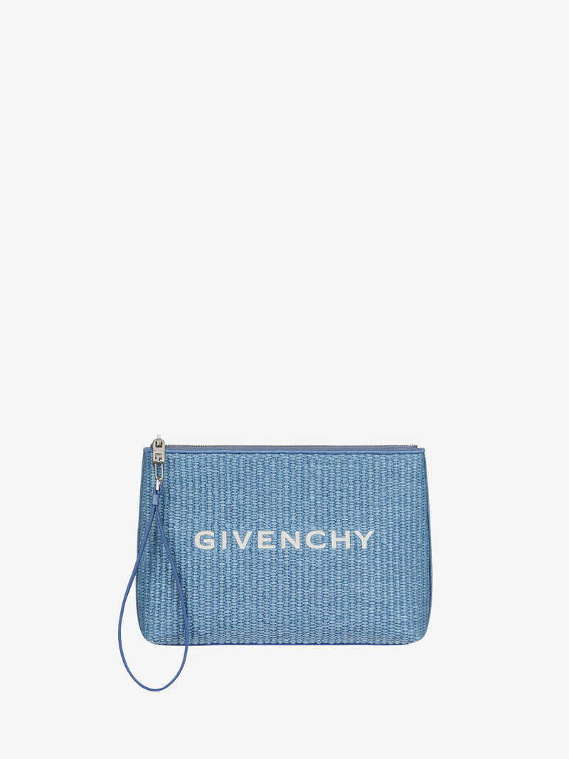 GIVENCHY TRAVEL POUCH IN RAFFIA 1