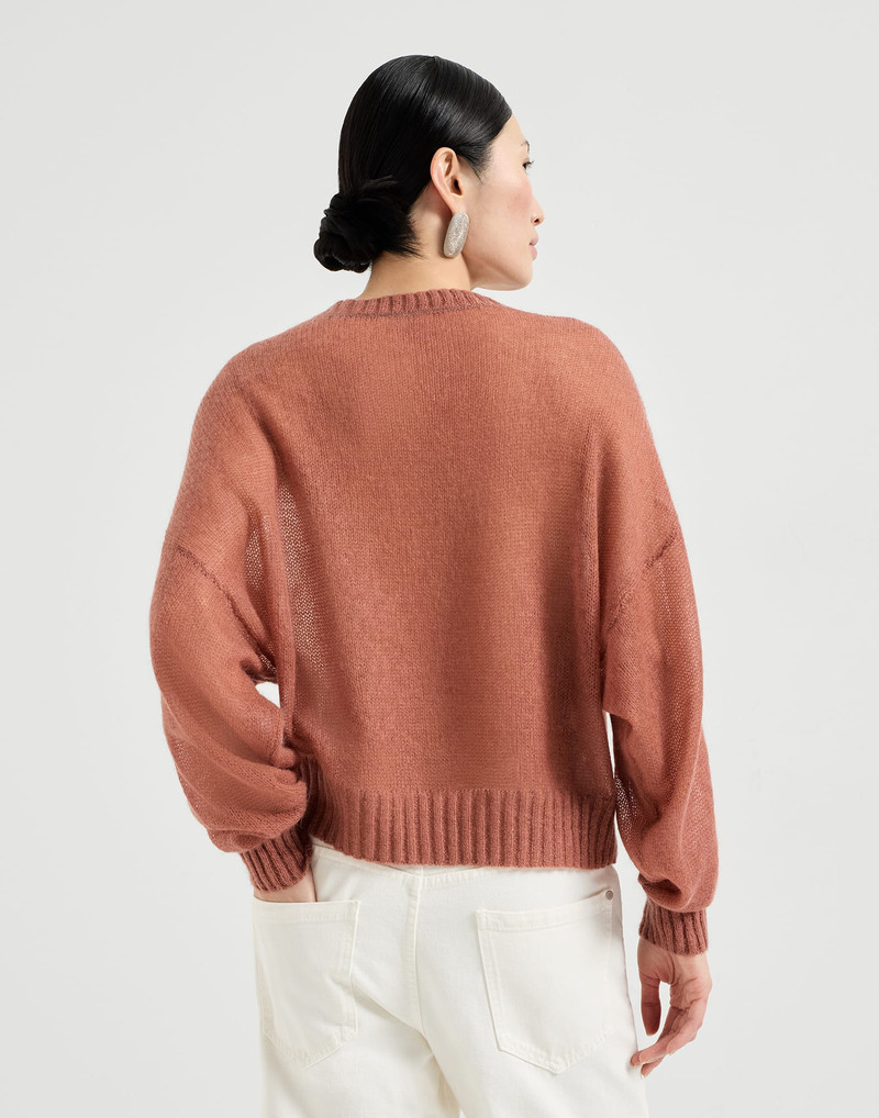 Mohair and wool sweater with monili 3