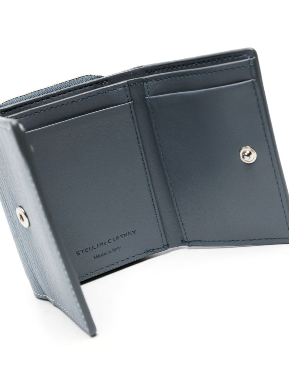 perforated-logo tri-fold wallet - 3