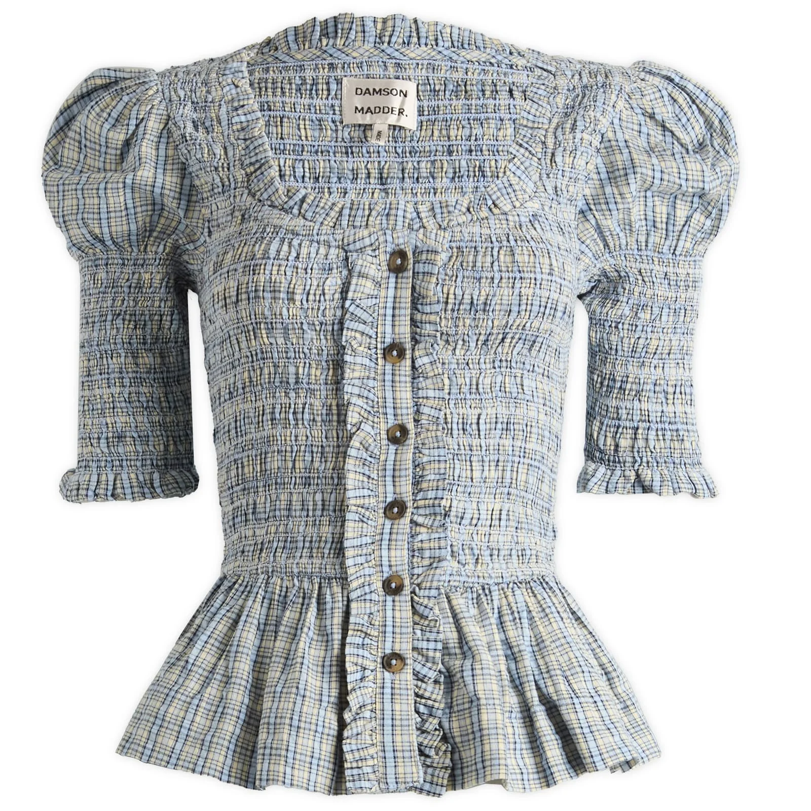Damson Madder Mansi Shirred Blouse - 1