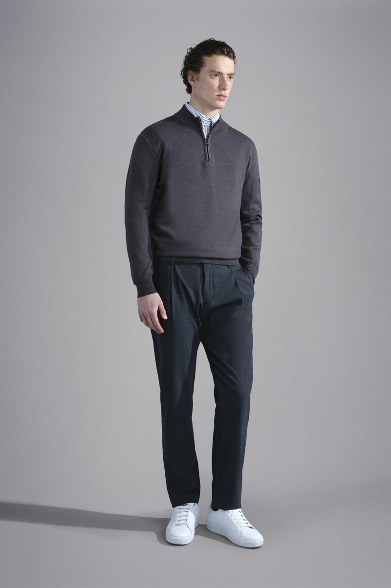 Paul & Shark GARMENT DYED WOOL SWEATER outlook