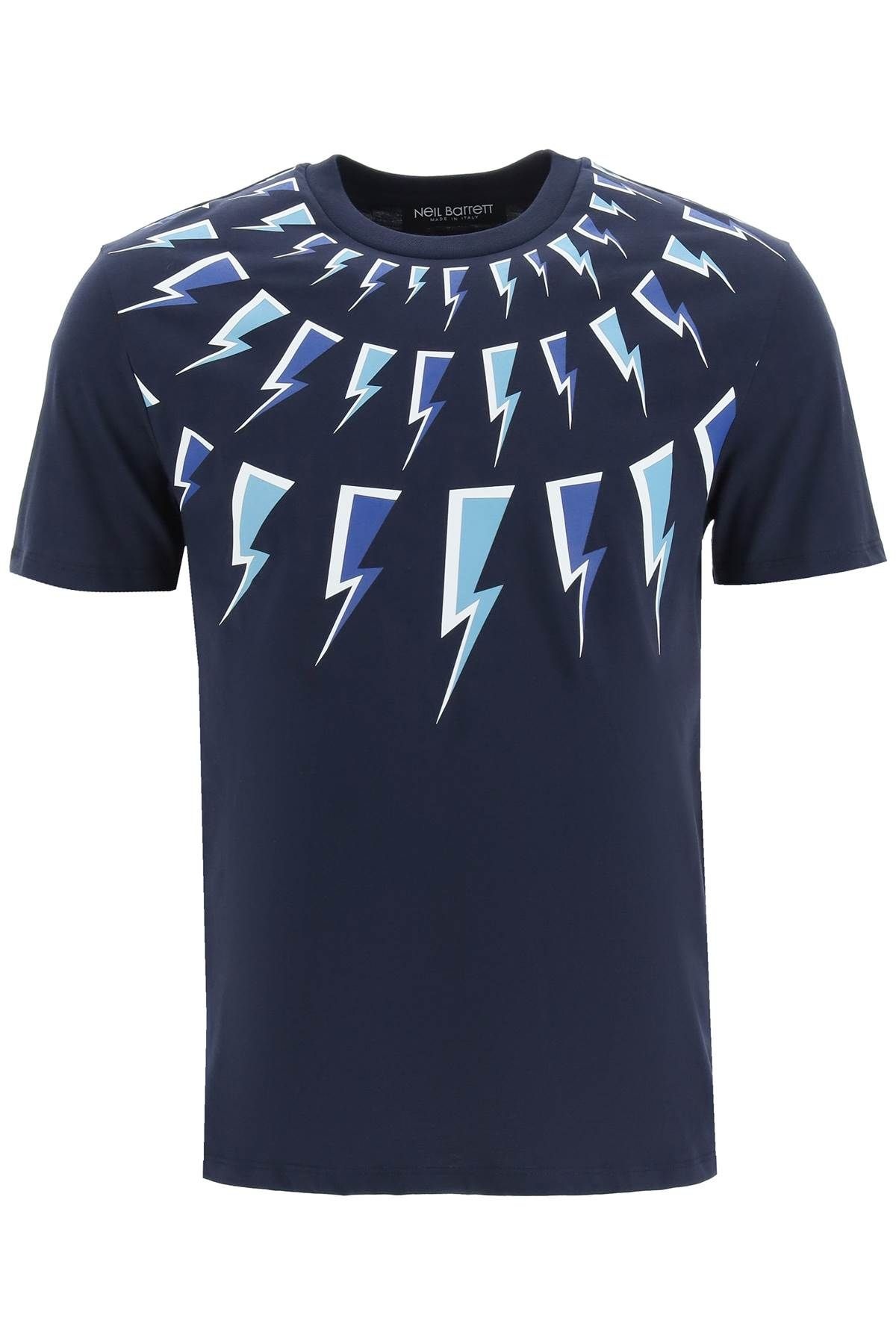 FAIR-ISLE COMIC BOLTS T-SHIRT - 1