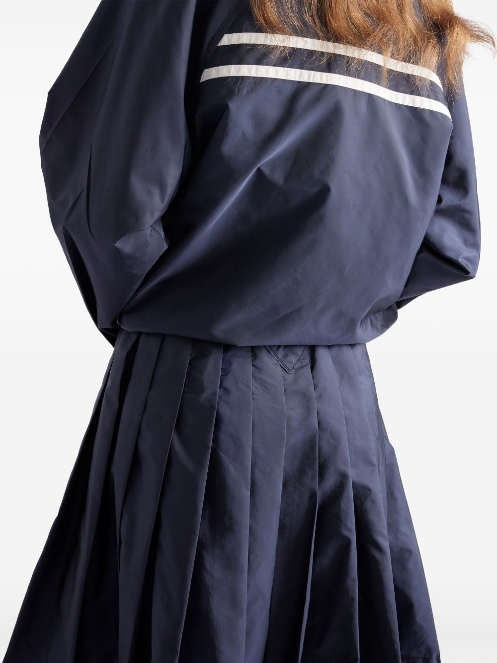 Re-Nylon pleated mini skirt - 4