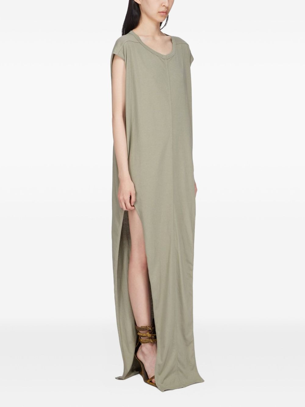 side-split sleeveless maxi dress - 2
