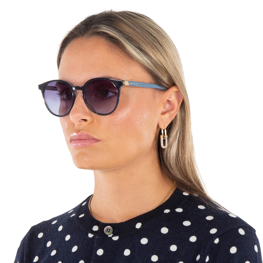 Longchamp Blue Oval Ladies Sunglasses LO658S 424 51 - 2