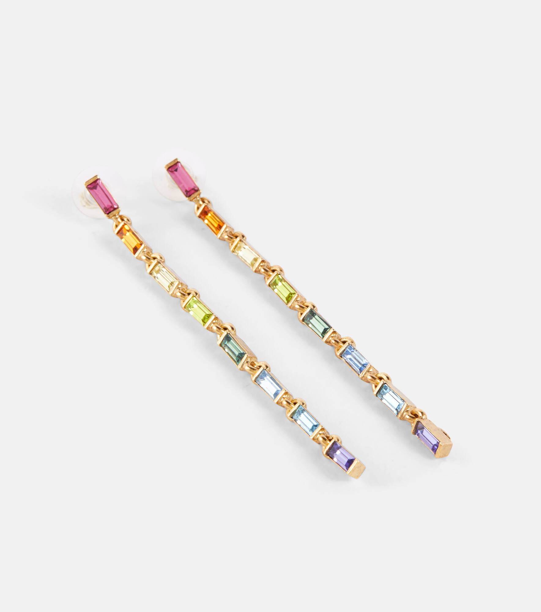 Crystal-embellished earrings - 4