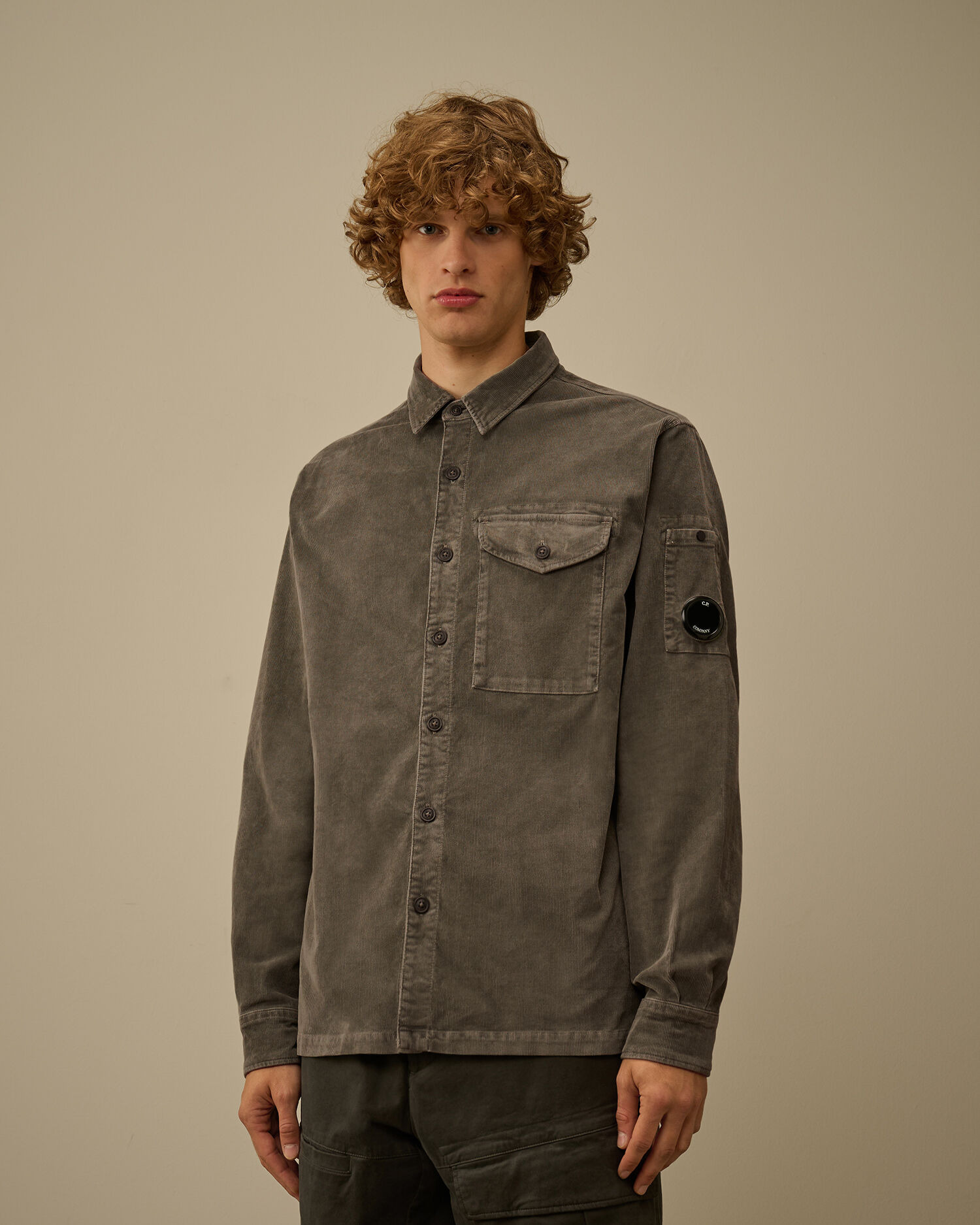 Corduroy Lens Longsleeve Button Shirt - 3