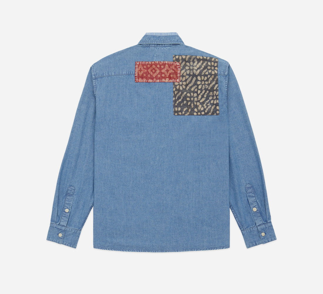 Utility Shirt - Patchwork Chambray - 2