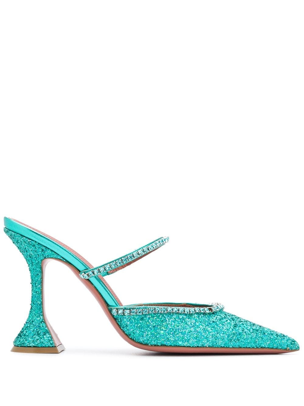 105mm Gilda glitter mules - 1