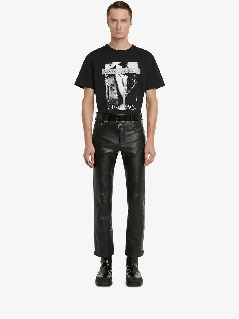 Men's Atelier T-shirt in Black Mix - 2
