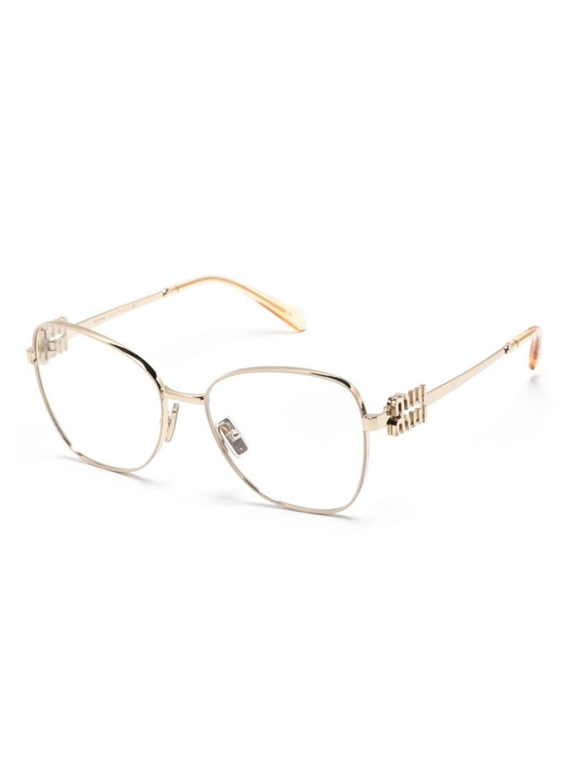 Miu Miu logo-plaque glasses outlook