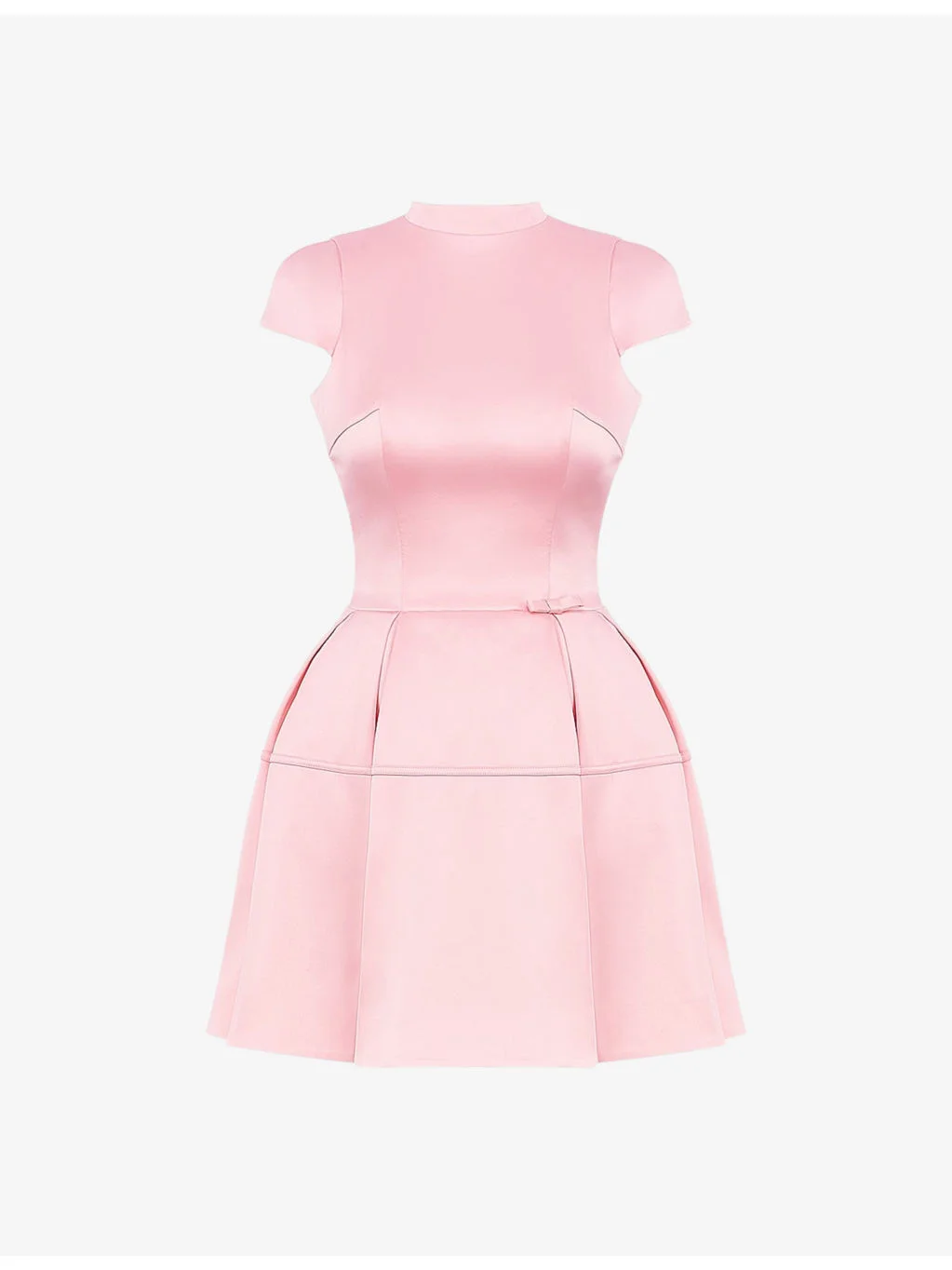 Saida backless satin mini dress - 1