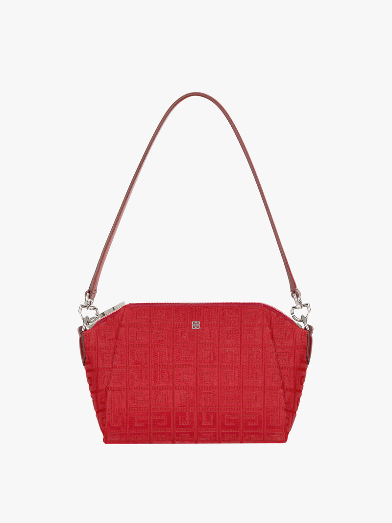 XS ANTIGONA BAG IN 4G EMBROIDERED CANVAS 1