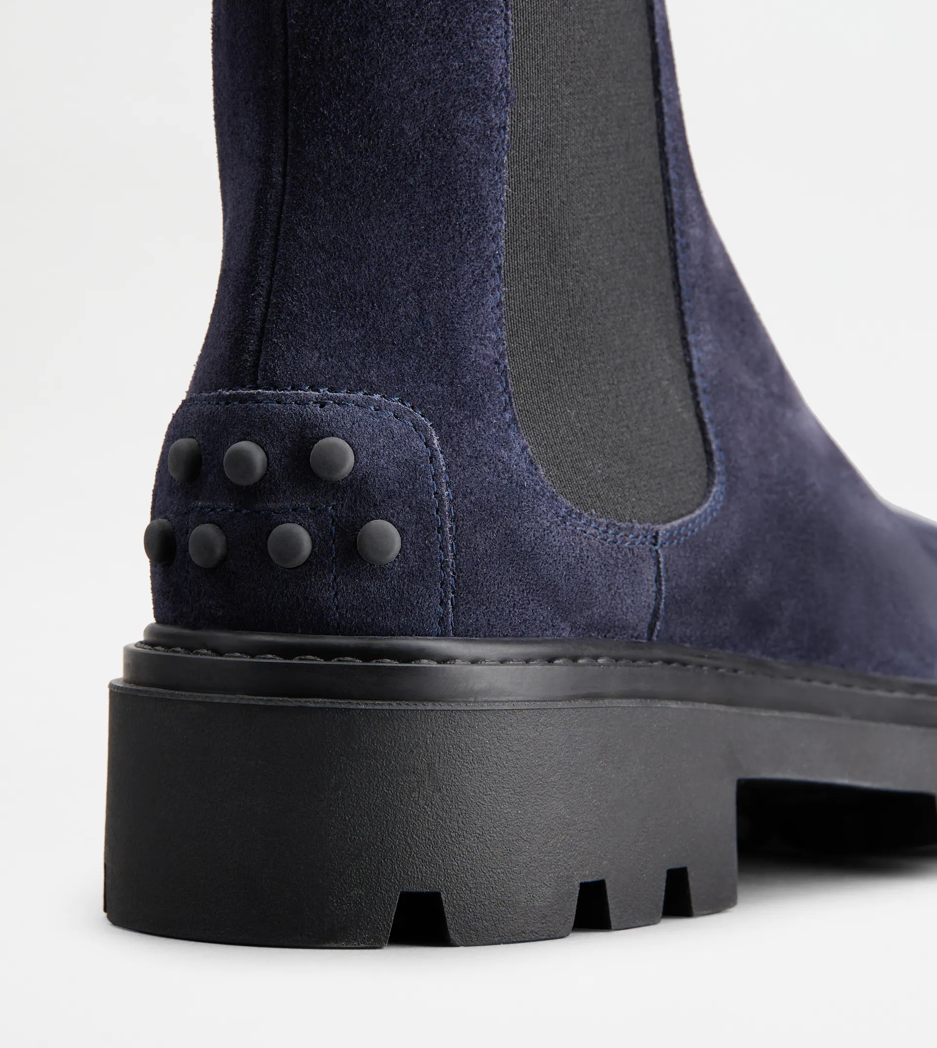 TOD'S CHELSEA BOOTS IN SUEDE - BLUE - 5