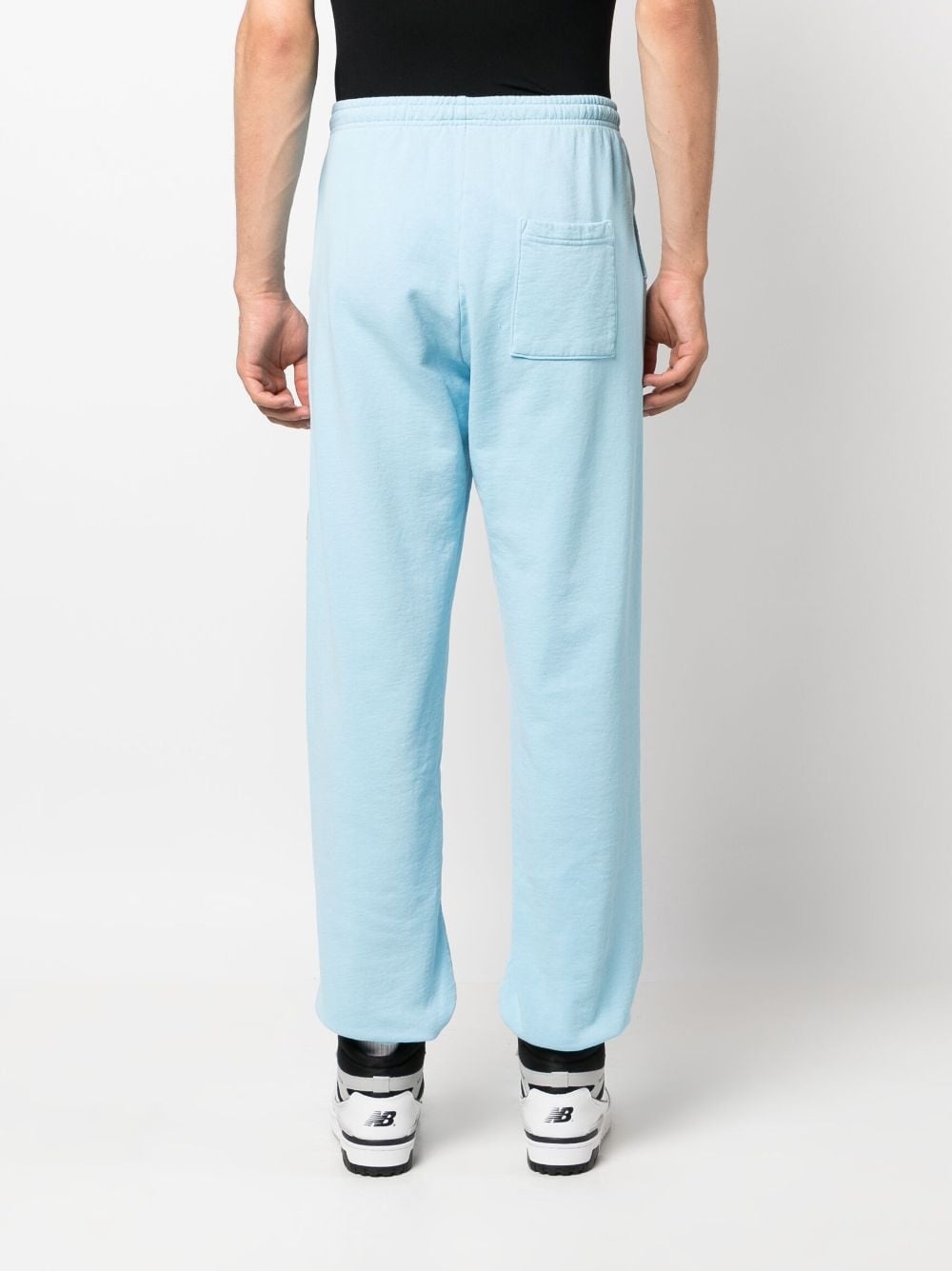 logo-print cotton track pants - 5