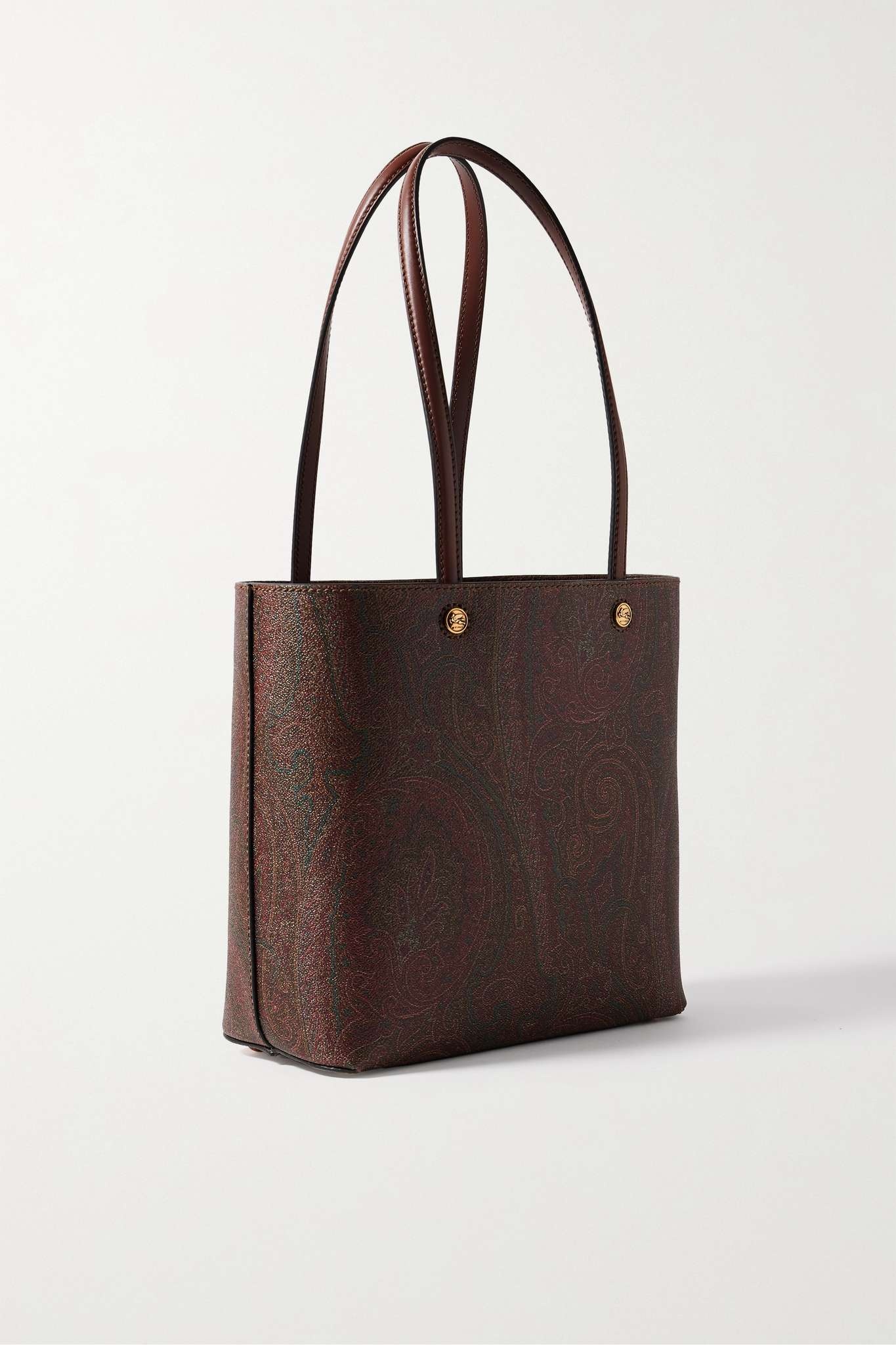 Paisley-print coated-canvas tote - 3
