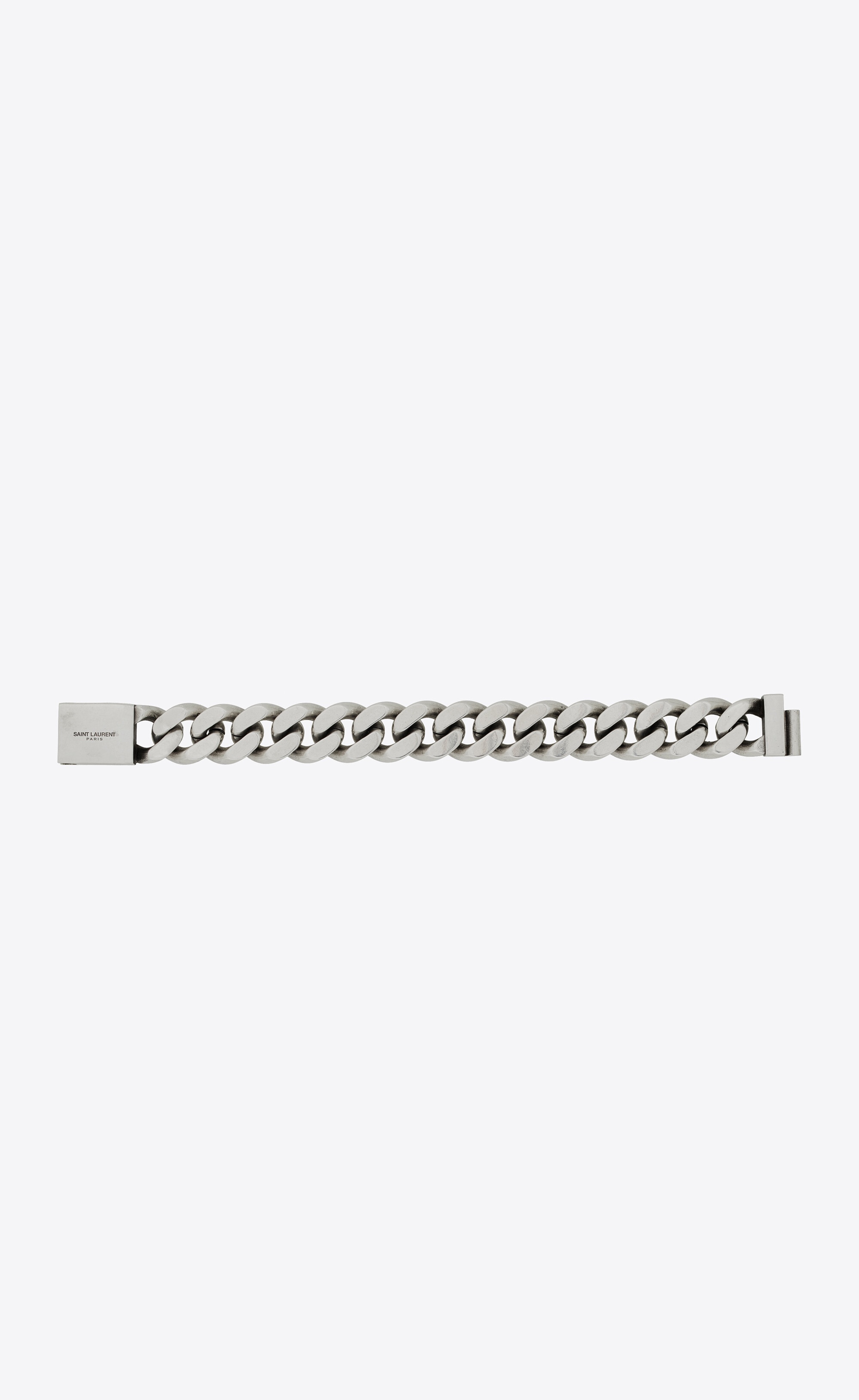 metal curb chain bracelet - 4