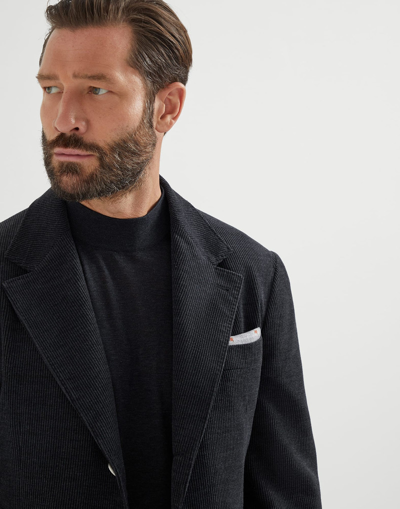 Silk pocket square with star design 3