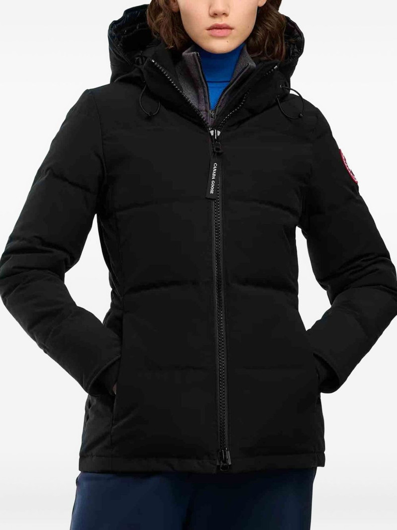 Canada Goose high-collar hooded puffer jacket outlook