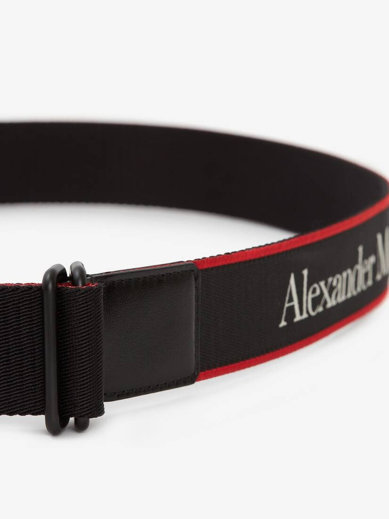 Camera Belt in Black/red 3