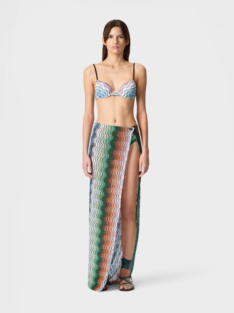 Missoni Long skirt in viscose lamé with greek motif outlook
