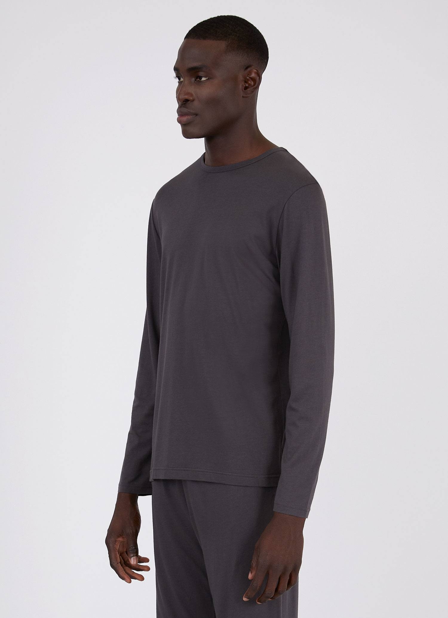 Cotton Modal Lounge Long Sleeve T‑shirt - 2