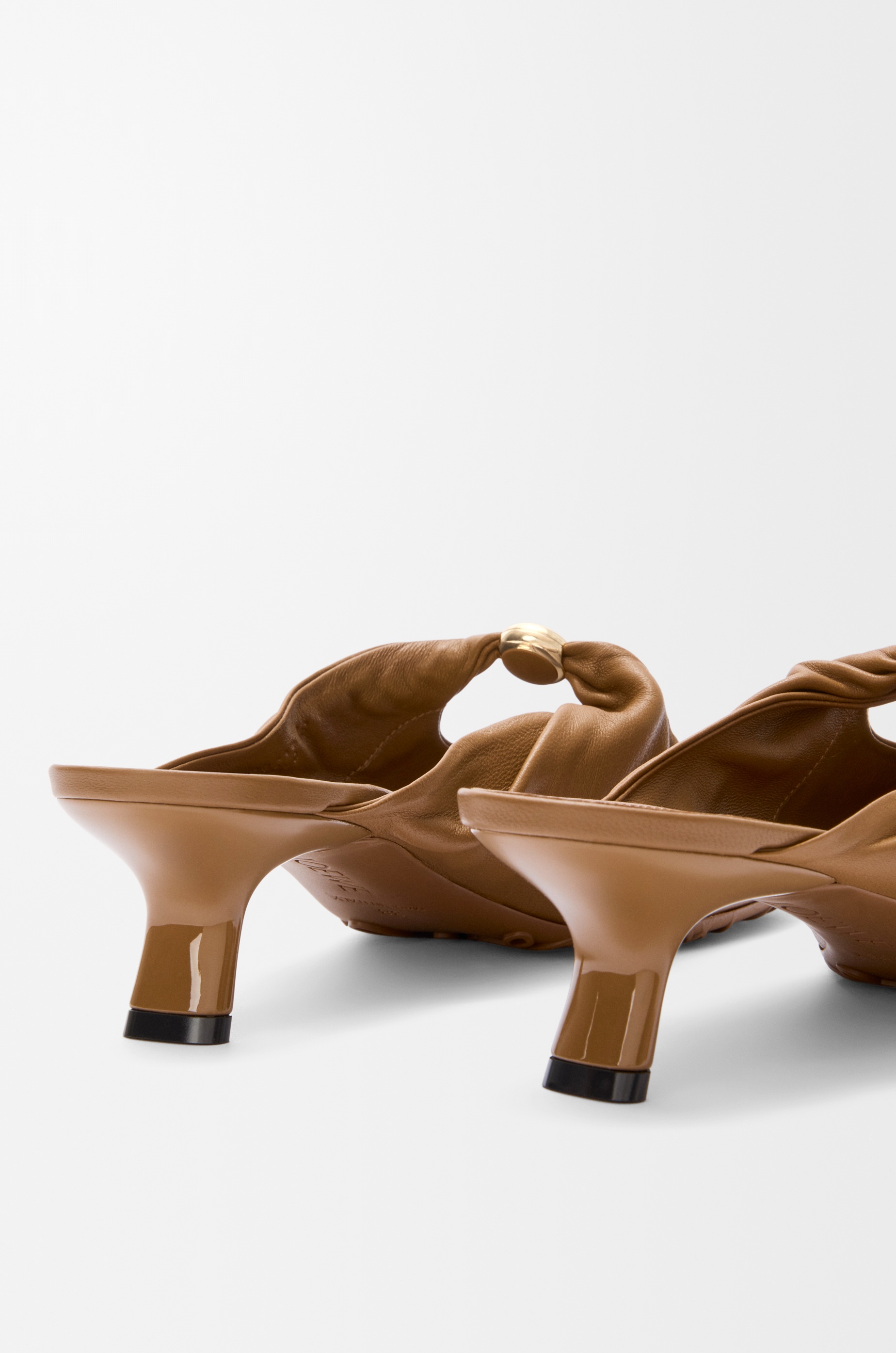 Pebble Soft mule in nappa lambskin - 5