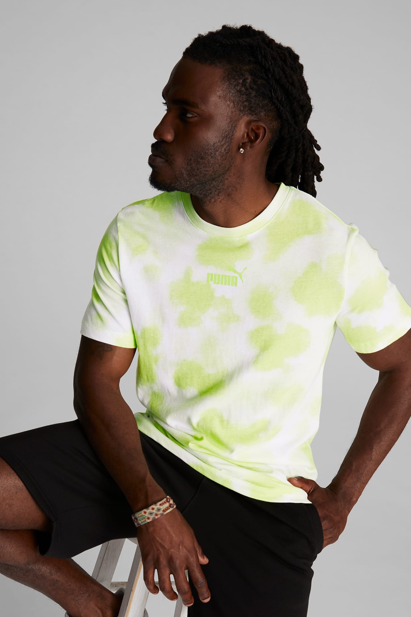 Cloud Tie Dye Men's Tee - 3