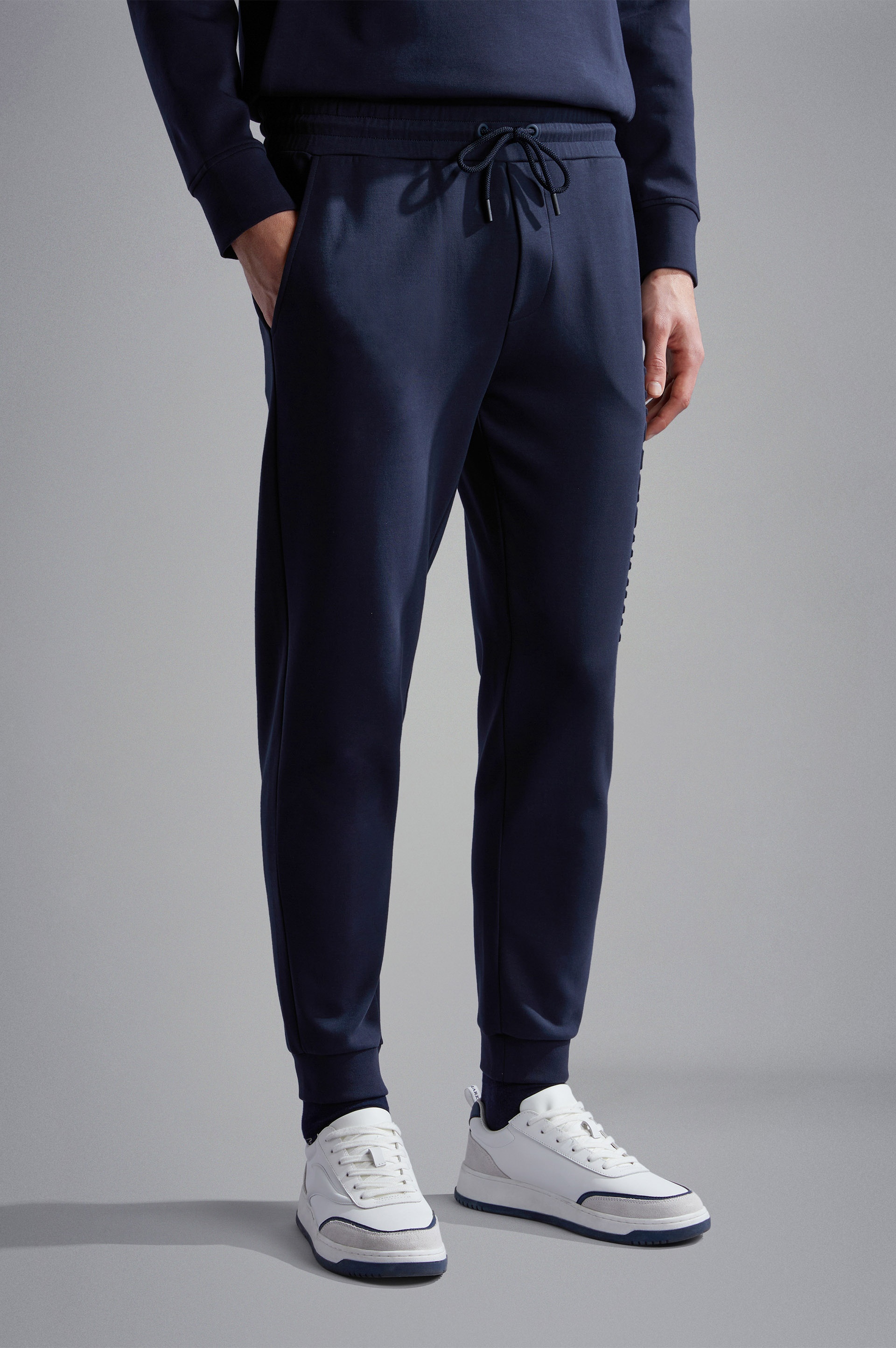 ACTIVE FLEECE COTTON TRACK-PANTS - 7