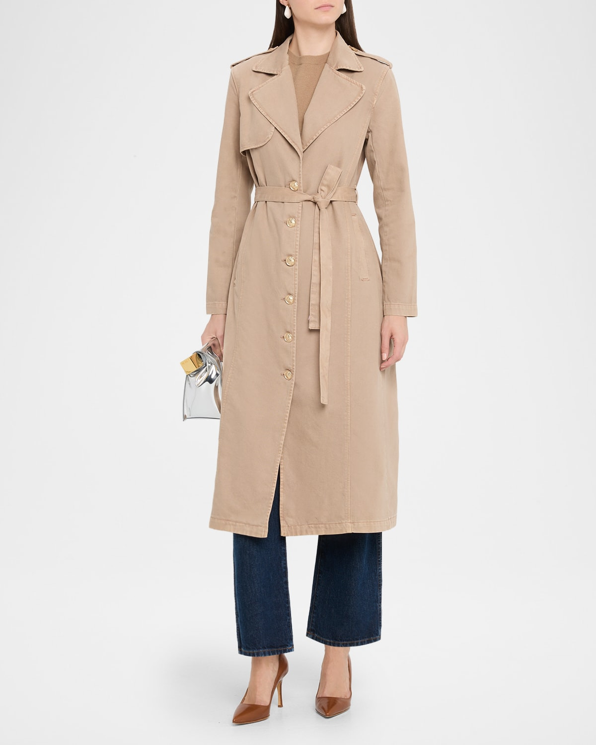 Zavia Denim Trench Coat - 2