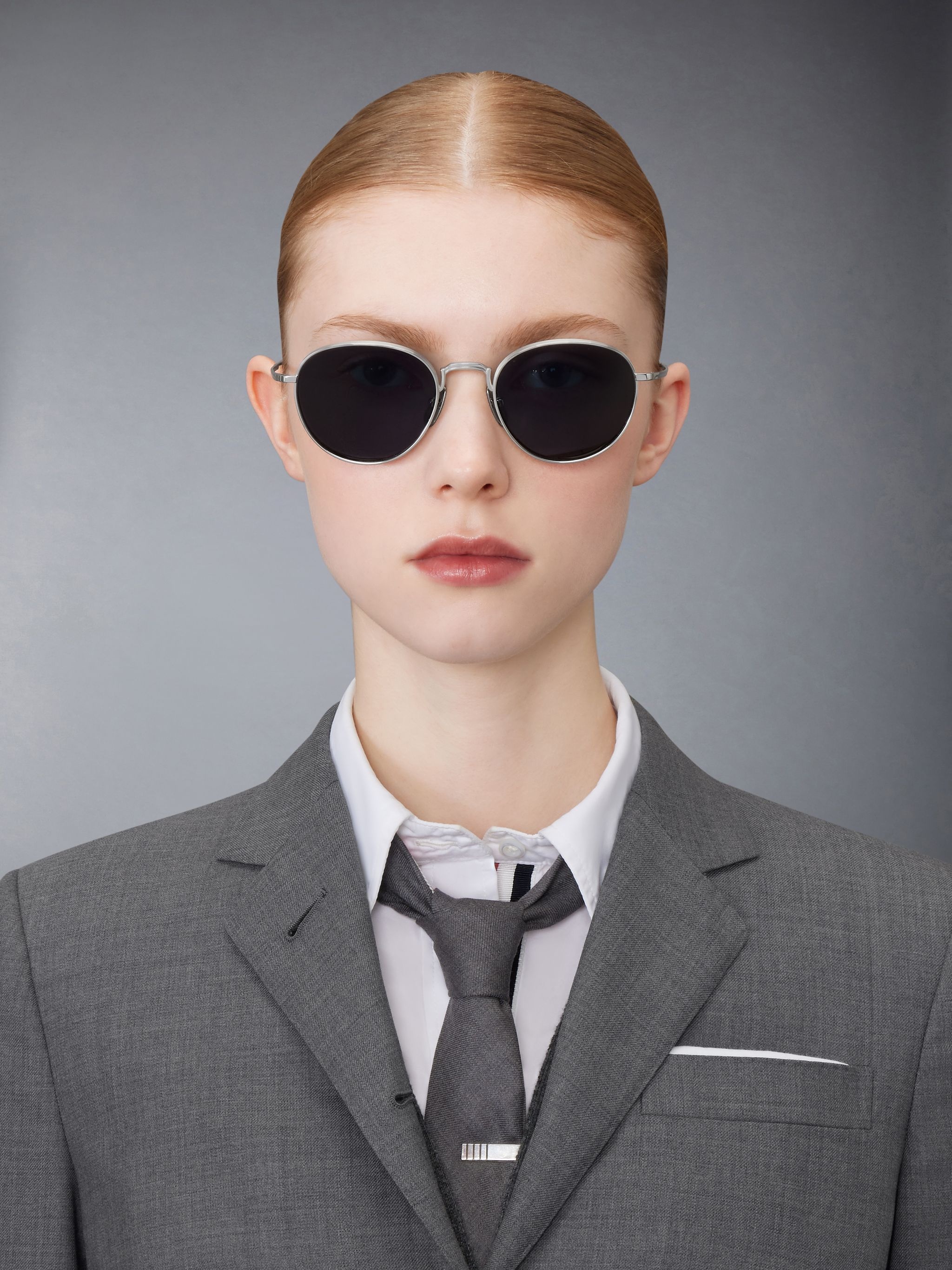 Titanium Round Sunglasses - 2