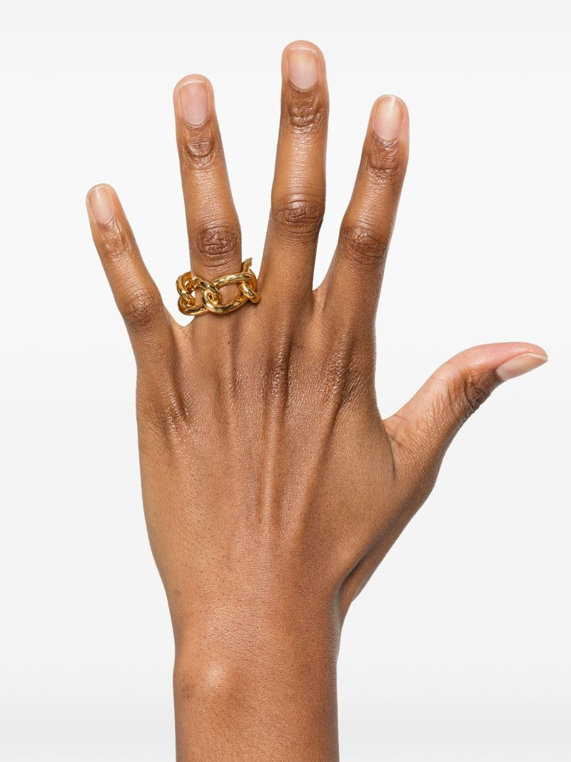 Jil Sander chain-link ring outlook