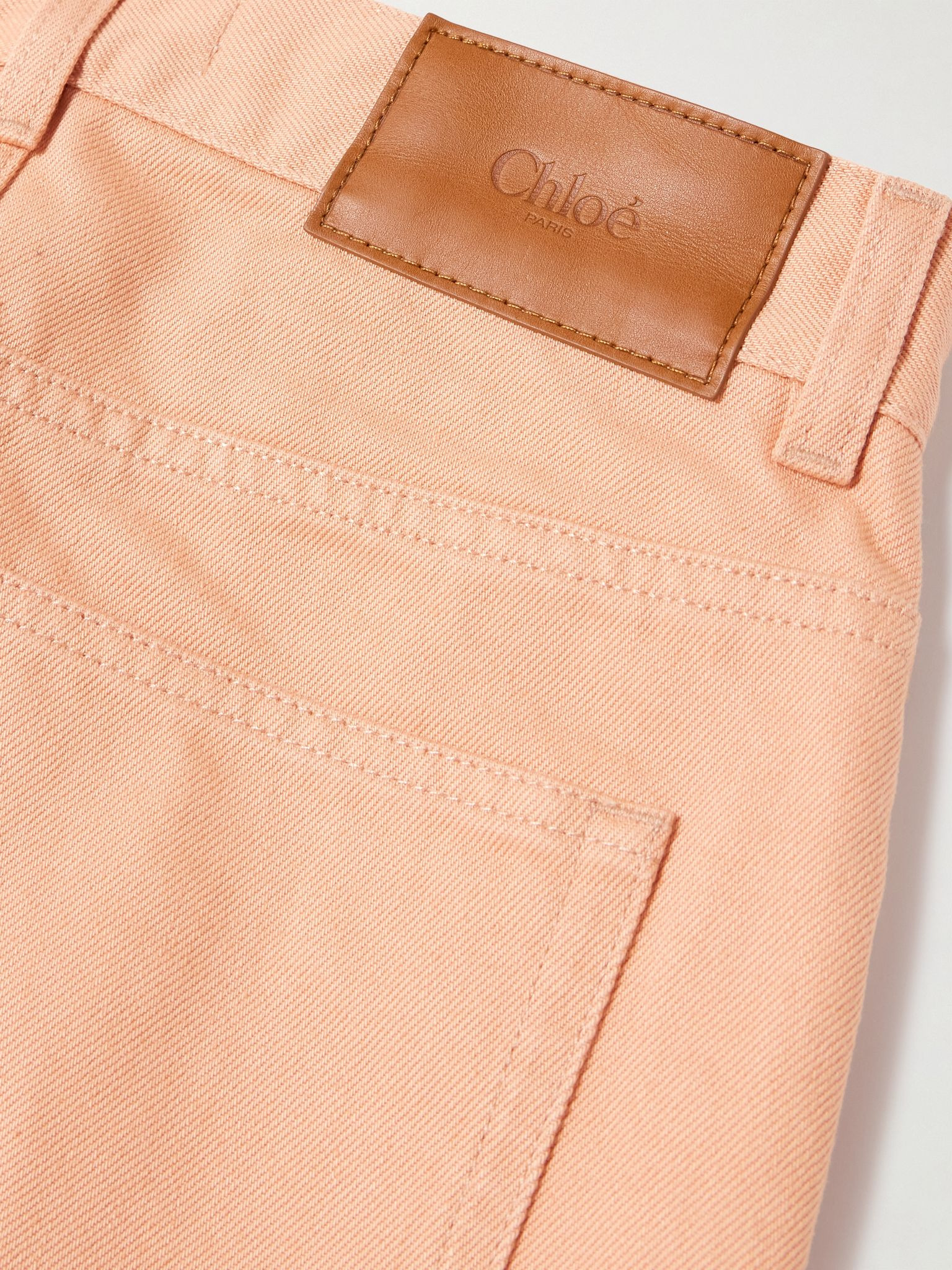 Embellished high-rise straight-leg jeans Pink - 7