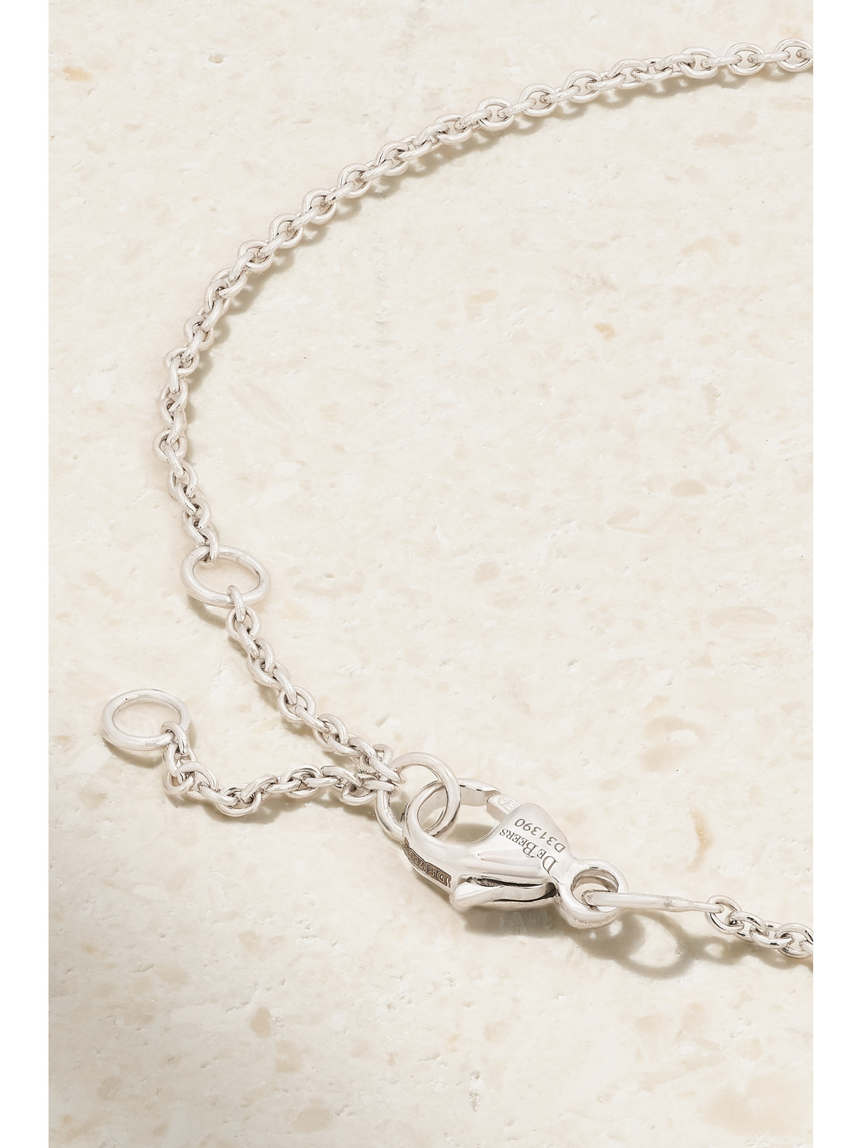 My First De Beers Aura 18-karat White Gold Diamond Bracelet - 3